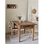 Table de Ferme en Chêne Massif – 3 Tiroirs – Style Authentique20260505_160015