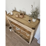 Étagère ancienne en bois brut patiné20260521_165408