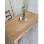 Table: bureau ancienne en chêne massif avec tiroirs 20260527_110727