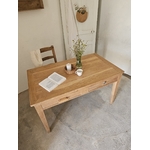 Table: bureau ancienne en chêne massif avec tiroirs 20260527_110552