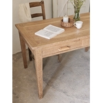 Table: bureau ancienne en chêne massif avec tiroirs 20260527_110414