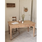 Table: bureau ancienne en chêne massif avec tiroirs 20260527_110403
