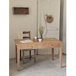 Table: bureau ancienne en chêne massif avec tiroirs 20260527_110333