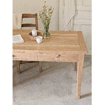 Table: bureau ancienne en chêne massif avec tiroirs 20260527_110425