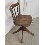 Chaise de bureau pivotante vintage en bois courbé Jugoslavia20260619_142251