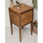 Chevet ancien en bois brut et chêne restauré20260715_092505