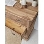 Commode vintage en noyer massif et placage ronce de noyer20260720_171525