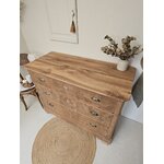 Commode vintage en noyer massif et placage ronce de noyer20260720_171602