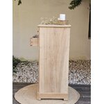 Chevet ancien en noyer et marbre blanc20260723_101103