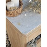 Chevet ancien en noyer et marbre blanc20260723_101341