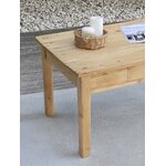 Table basse de ferme ancienne en sapin massif avec tiroir20260723_164844