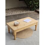 Table basse ancienne en pin massif restaurée20260726_160339