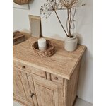 Petit meuble bas ancien en bois brut rénové20260729_154216