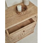 Petit meuble bas ancien en bois brut rénové20260729_153943