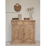 Petit meuble bas ancien en bois brut rénové20260729_153630