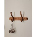 Patère murale vintage en bois massif restauré20260804_101304