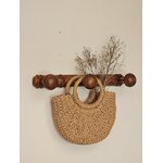 Porte-manteau mural vintage en bois tourné20260804_111210