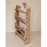 Étagère vaisselier ancienne en bois brut Art Populaire20260804_150832
