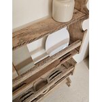 Étagère vaisselier ancienne en bois brut Art Populaire20260804_150646