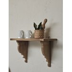 Étagère murale ancienne en bois brut20260817_152820