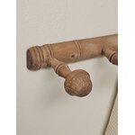 Porte-manteau mural ancien 3 patères en sapin brut20260818_145132