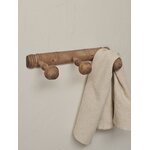 Porte-manteau mural ancien 3 patères en sapin brut20260818_145125
