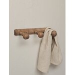 Porte-manteau mural ancien 3 patères en sapin brut20260818_145225