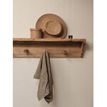 Porte-manteau mural ancien 6 patères en bois brut - Art populaire20260819_155830