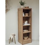 Étagère colonne en bois brut – Bibliothèque vintage restauré20260828_170856