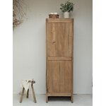 Étagère colonne en bois brut – Bibliothèque vintage restauré20260828_171014