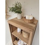Étagère colonne en bois brut – Bibliothèque vintage restauré20260828_171059