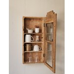 Armoirette Art déco, petite armoire murale vintage, meuble mural bois brut20260903_151033