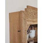 Armoirette Art déco, petite armoire murale vintage, meuble mural bois brut20260903_150808