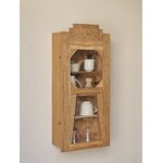 Armoirette Art déco, petite armoire murale vintage, meuble mural bois brut20260903_150634