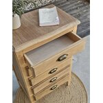 Chiffonnier vintage 5 tiroirs en bois brut20260907_180411