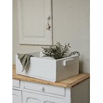 Caisse en bois ancienne peinte en blanc esprit campagne chic  20260921_181917
