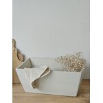 Bac de rangement vintage en bois peint beige20261004_084933