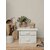 Petit meuble de métier vintage à 2 tiroirs blanc lin 20260925_153413