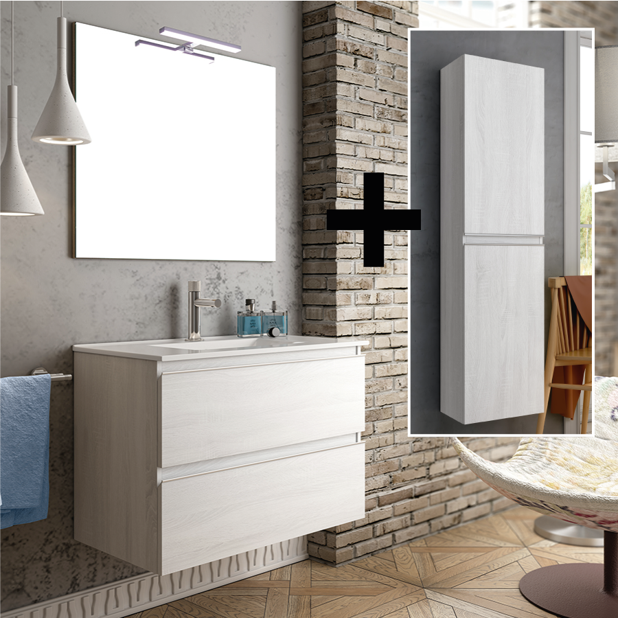 Boite rangement pour salle de bain Balih