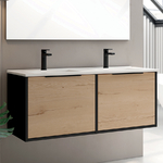 Alba-120-2-tiroirs-noir-roble sans miroir