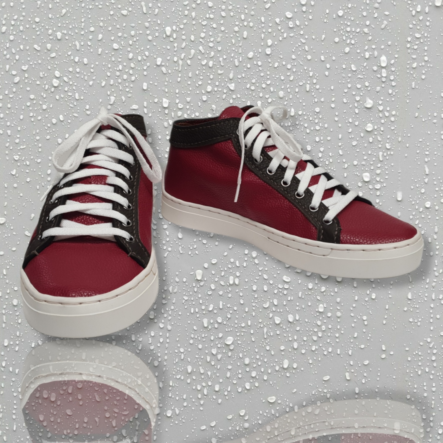 sneakers rouge choco t42 h 2