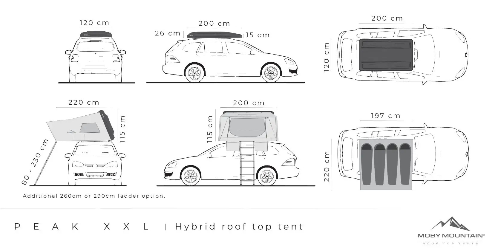 MobyMountain_PEAK_XXL_Roof_tent_Techsheet_Version_24.81