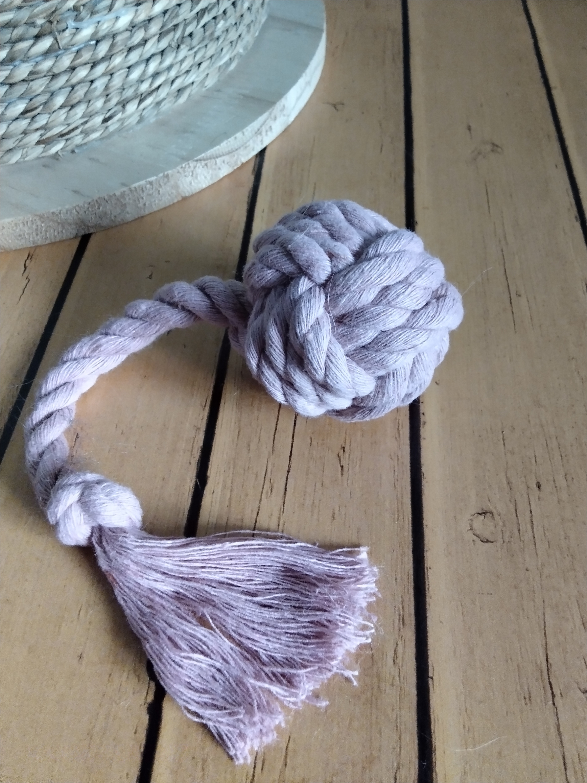 Balle comète rose