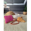 Cache cachet rose et sa souris jouet pour chat