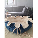 panier pour chat bleu jean é