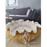 panier pour chat jaune
