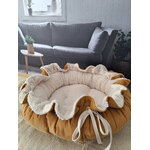panier pour chat ocre jaune