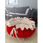 panier pour chat coquelicot