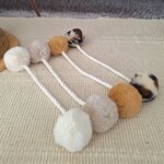 Jouet artisanal fausse fourrure pour chat couleur 01