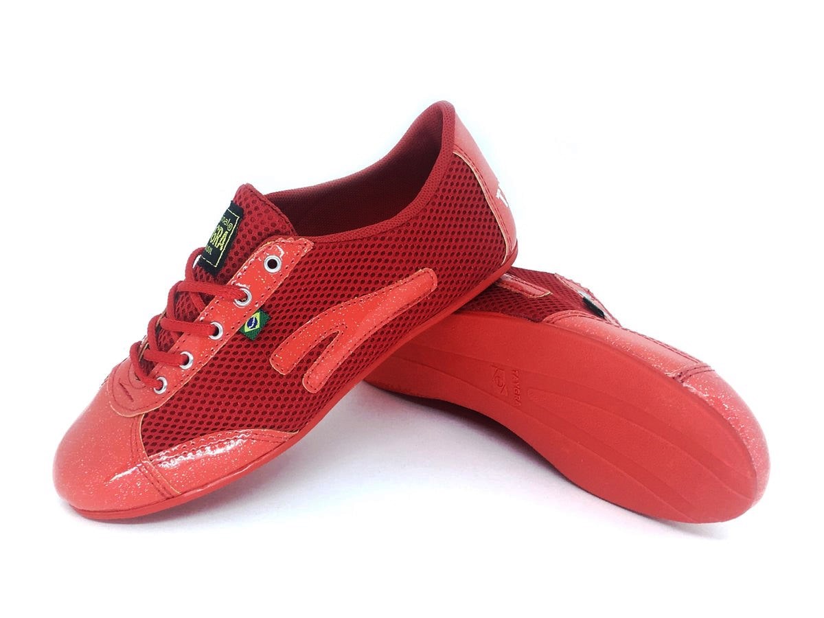 Chaussures TAYGRA dança rouge vernis (semelle lisse)